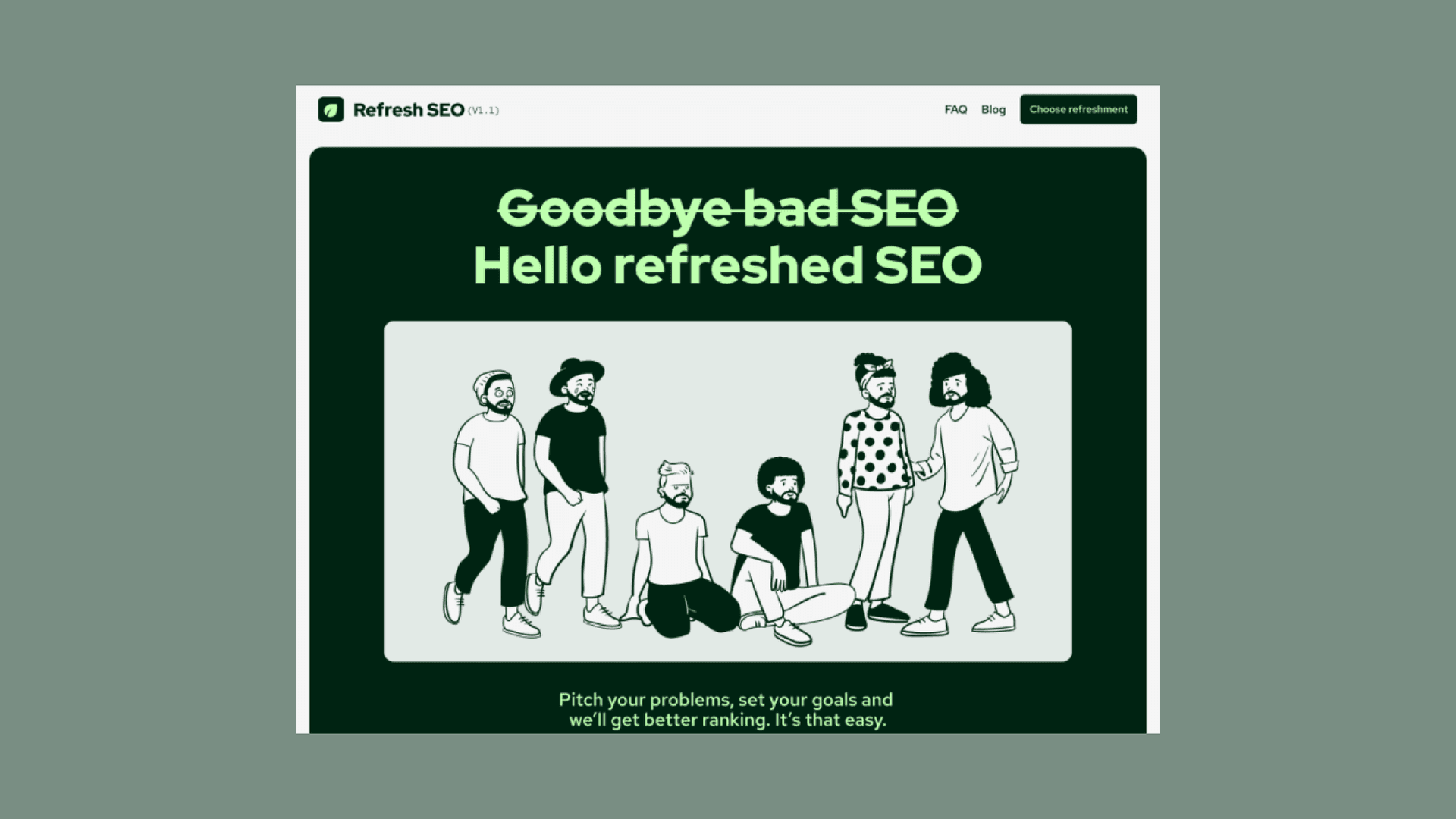 Webdesign project for seo