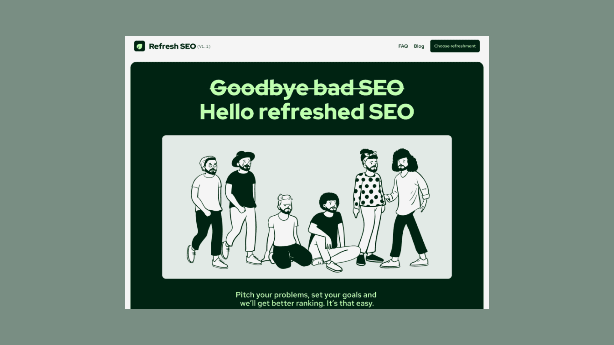 Webdesign project for seo