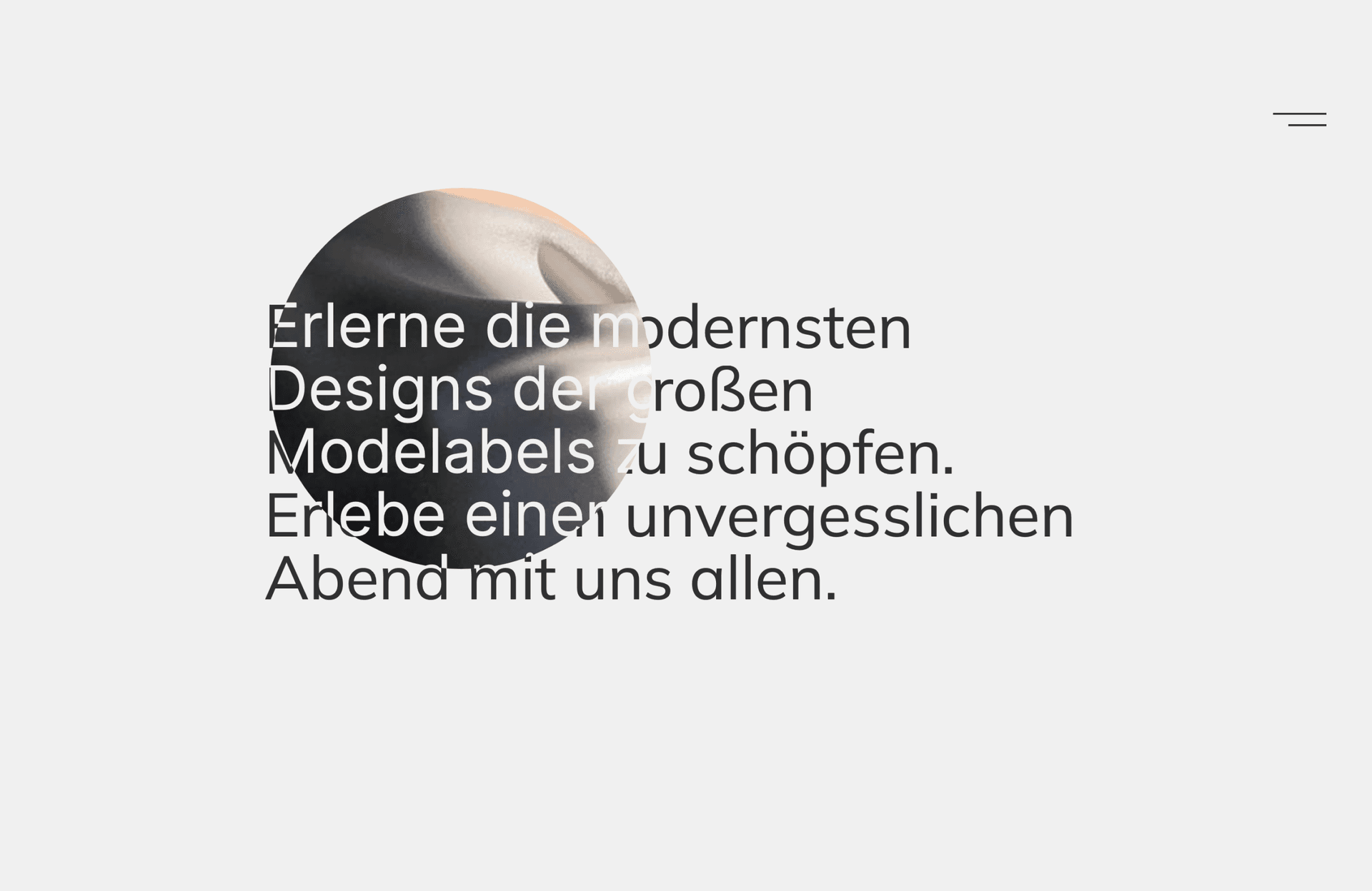 Web development for event sewing night in Vienna
